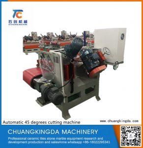 Automatic 45 degrees cutting machine